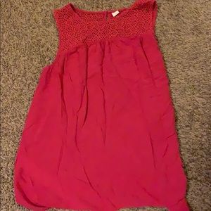 Magenta old navy tank